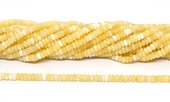 Butter Jade polished rondel 2x4mm strand 182 beads-beads incl pearls-Beadthemup
