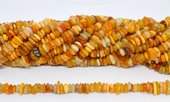 Yellow Jade Chip approx 10x2mm strand 130 beads-beads incl pearls-Beadthemup