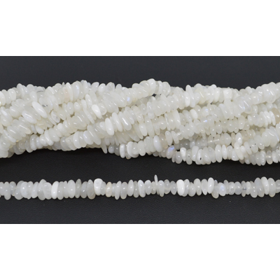 Moonstone Chip approx 10x2mm strand 150 beads