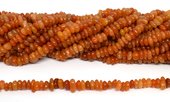 Red Aventurine Chip approx 10x2mm strand 110 beads-beads incl pearls-Beadthemup