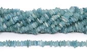 Aquamarine Chip approx 10x2mm strand 150 beads-beads incl pearls-Beadthemup