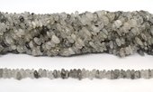 Rutile Quartz Chip approx 10x2mm strand 120 beads-beads incl pearls-Beadthemup