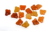 Red Aventurine Faceted Butterfly 8x10mm EACH BEAD-beads incl pearls-Beadthemup