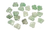 Green Strawberry Quartz Faceted Butterfly 8x10mm EACH BEAD-beads incl pearls-Beadthemup