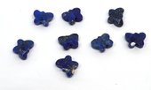 Lapis Lazuli Faceted Butterfly 8x10mm EACH BEAD-beads incl pearls-Beadthemup