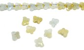Aquamarine Faceted Butterfly 8x10mm EACH BEAD-beads incl pearls-Beadthemup