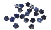 Sodalite Faceted Star 8mm EACH BEAD-beads incl pearls-Beadthemup