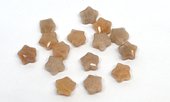 Sunstone  Faceted Star 8mm EACH BEAD-beads incl pearls-Beadthemup