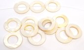 Mother of Pearl Shell 25mm EACH BEAD-beads incl pearls-Beadthemup