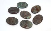 Tiger Iron Polished flat oval 35x25mm EACH BEAD-beads incl pearls-Beadthemup