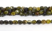 Green Garnet Faceted Barrel 9x10mm strand 36 beads-beads incl pearls-Beadthemup