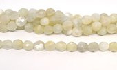 Milky Moonstone Faceted Barrel 9x10mm strand 36 beads-beads incl pearls-Beadthemup