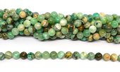 Opaque Green Angel Flourite polished round 8mm strand 47 beads-beads incl pearls-Beadthemup