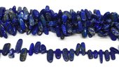 Lapis Lazuli raw tooth top drill nugget strand approx 50 beads-beads incl pearls-Beadthemup