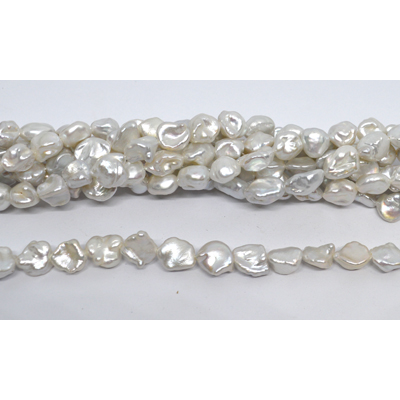 Freshwater Pearl Keshi 8-9x8mm Strand approx. 40 beads