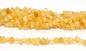 Citrine side drill nugget approx 10x6mm strand 59 beads-beads incl pearls-Beadthemup