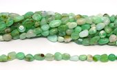 Chrysophase nugget approx 6x8mm strand 46 beads-beads incl pearls-Beadthemup