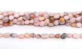 Pink Opal nugget approx 6x8mm strand 46 beads-beads incl pearls-Beadthemup