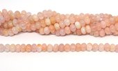 Morganite polished rondel nuggets 5x8mm strand 70 beads-beads incl pearls-Beadthemup