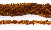 Amber Chip approx 10x3mm strand 90 beads-beads incl pearls-Beadthemup