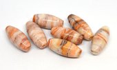 Spider Web Jasper polished olive 30x14mm EACH BEAD-beads incl pearls-Beadthemup