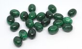 Malachite polished oval 9x11mm EACH BEAD-beads incl pearls-Beadthemup