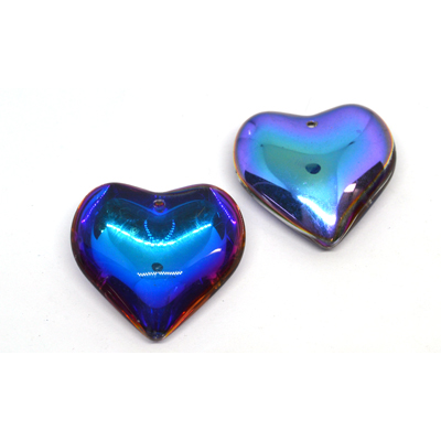 Crystal Heart 34mm EACH BEAD