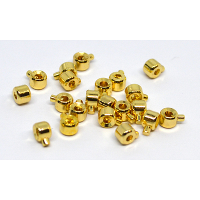 Lolipop Crimp Gold Rondel 3x2mm 0.45 wire and above 20 pack