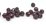 Garnet Faceted 5.4mm round EACH BEAD