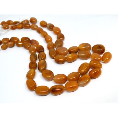 LAST STRANDS Golden Rutile Quartz nugget 11-18mm 22 beads