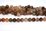 Black Super 7 polished round 12mm strand 32 beads