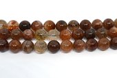 Black Super 7 polished round 14mm strand 28 beads-beads incl pearls-Beadthemup