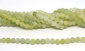 New Jade 8mm Carved round strand 54 beads-beads incl pearls-Beadthemup