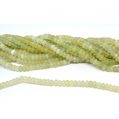 New Jade Rondel 8x5mm rondel strand 80 beads