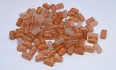 Glass Beads Pink rectangle 15mm mix bag 150gm 90 plus-beads incl pearls-Beadthemup