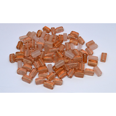 Glass Beads Pink rectangle 15mm mix bag 150gm 90 plus
