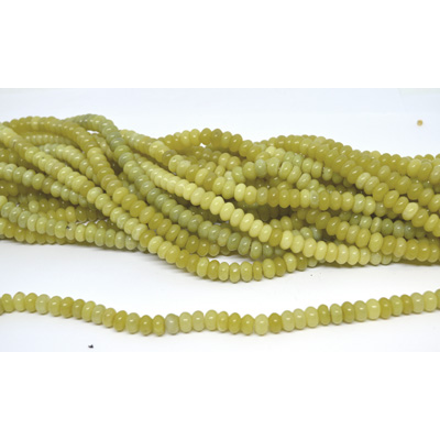 Lemon Jade Rondel 8x5mm rondel strand 80 beads