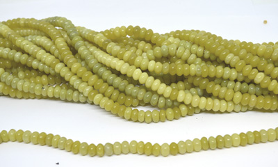 Lemon Jade Rondel 8x5mm rondel strand 80 beads