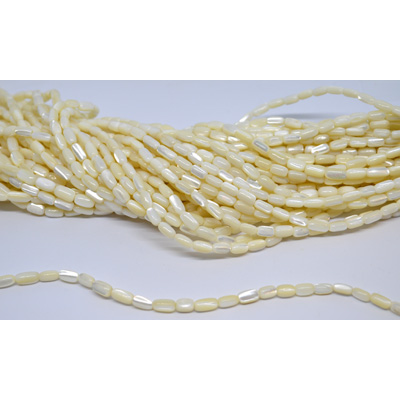 Mother of Pearl (trochus Maculatus) Rice 8x5mm strand