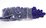 Glass Beads Blue 16x10mm Teardrop bag 150gm 60 plus