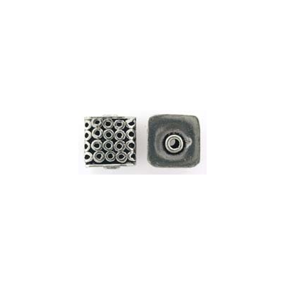 Sterling Silver Bead cube 11x11x10mm 1 pack