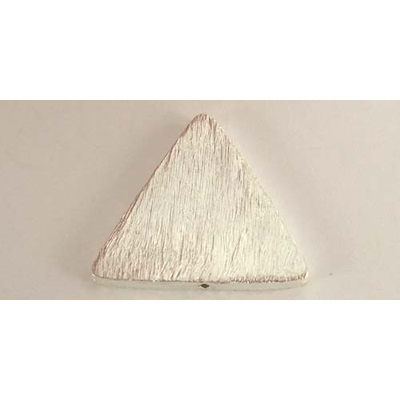 Sterling Silver Bead Triangle flat 20x3mm 1 pack