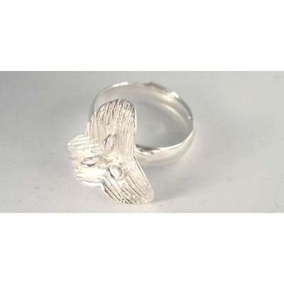 Sterling Silver Adjustable ring with 3 rings