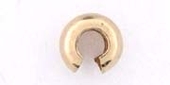 14k Gold Filled crimp cover 4mm 20 pack-findings-Beadthemup