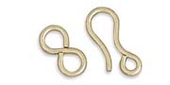 14k Gold Filled Clasp Hook 14mm  and Eye 4x9mm 2 sets-findings-Beadthemup