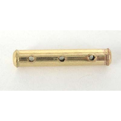 14k Gold filled Spacer 18x3mm 3Row 2 pack