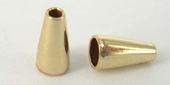 14k Gold filled Cone 6.5x3.5 4 pack-findings-Beadthemup