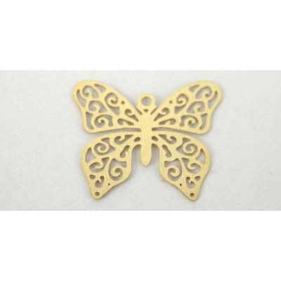 14k Gold filled Butterfly Charm 18x13mm EACH