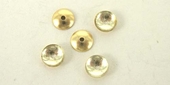 14k Gold filled Caps 4mm 20 pack-findings-Beadthemup