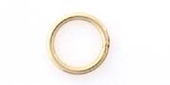 14k Gold Filled Jump Ring 6mm Closed 10 pack-findings-Beadthemup